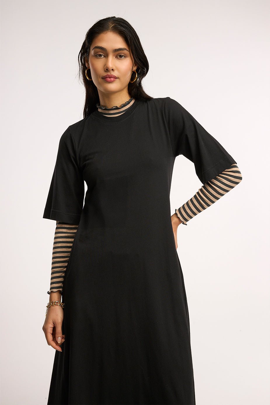 Vestito midi organico Traveller