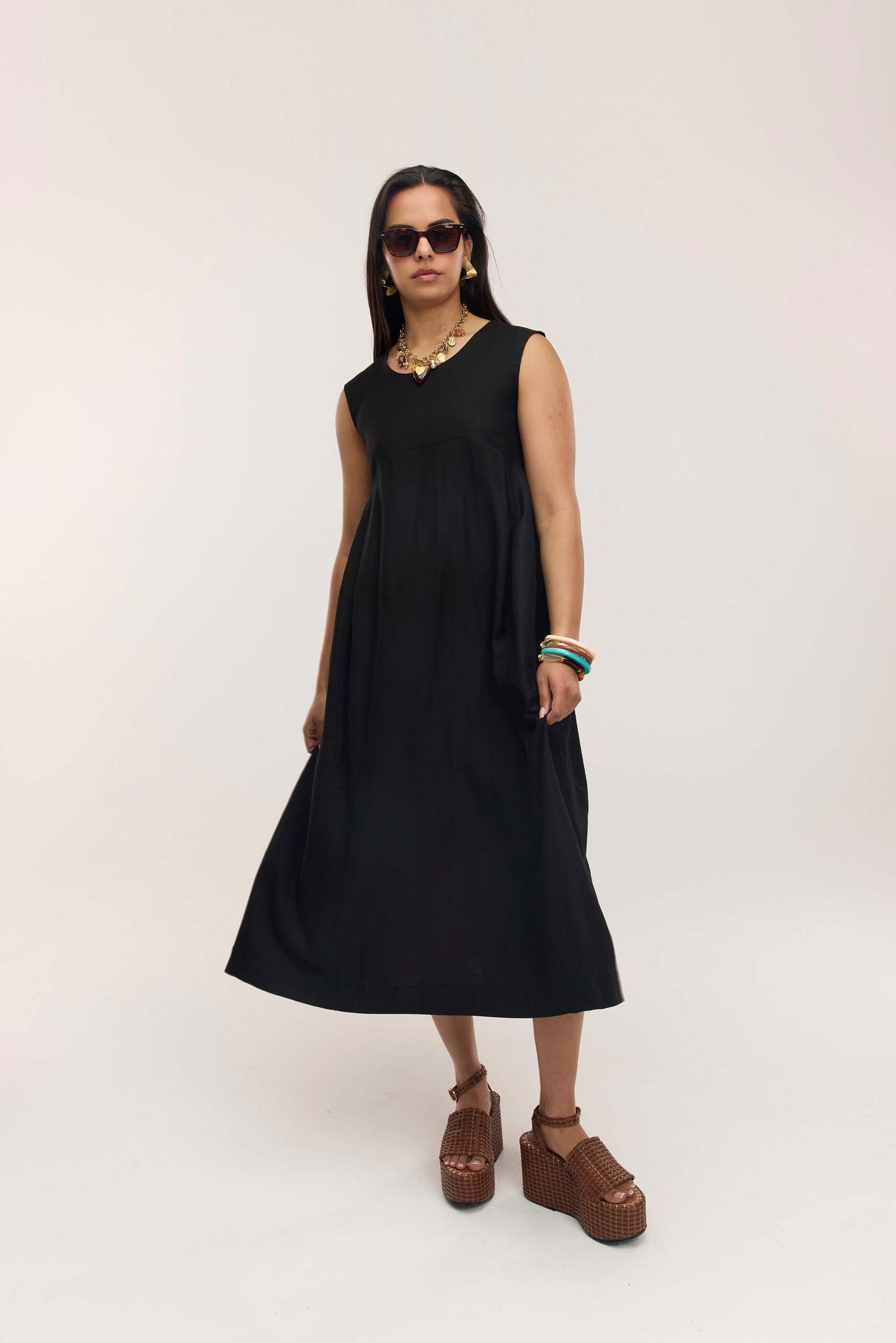 Vestito Midi Senza Maniche Perseverance