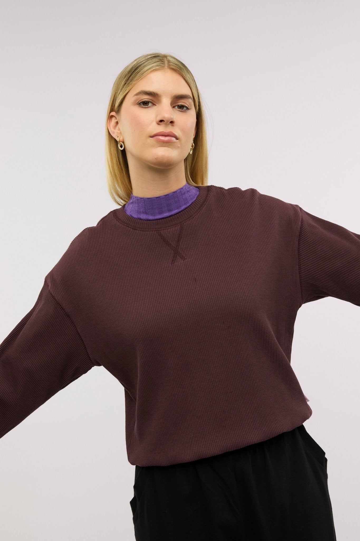 Maglione Traveller Luxe a Costine