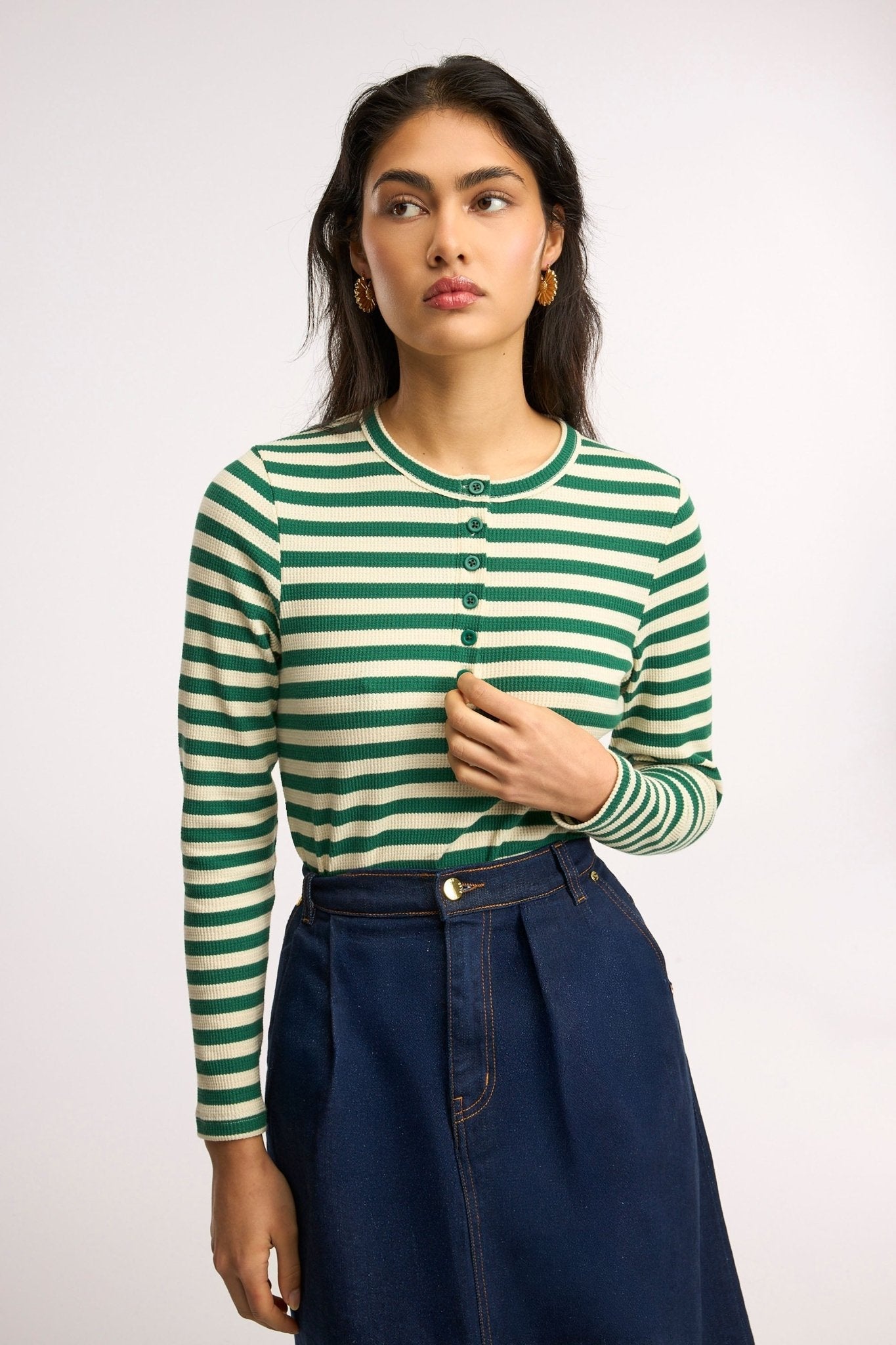 Top Traveller Waffle Henley