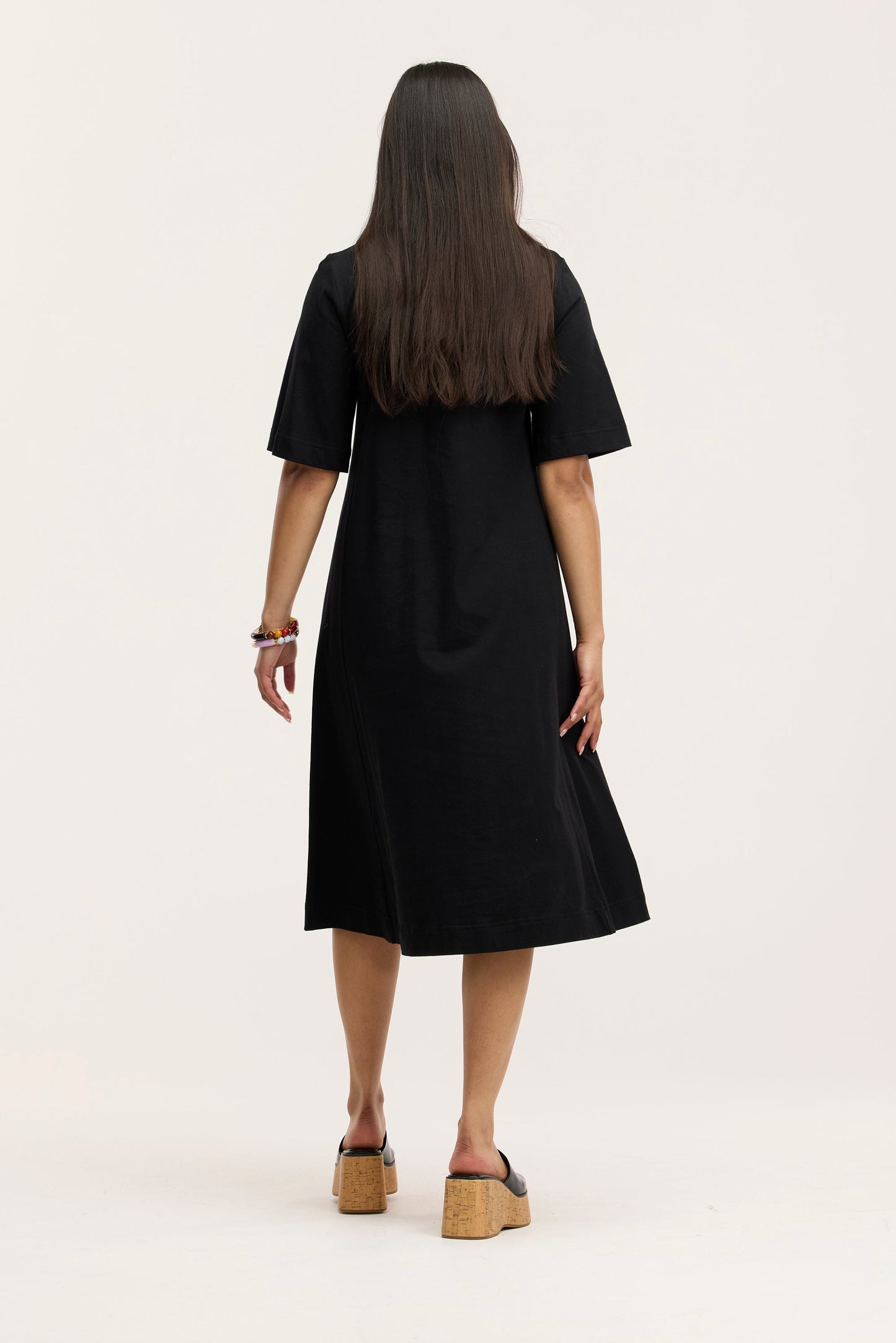 Vestito midi organico Traveller